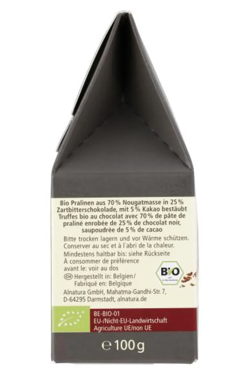 Gebäck & Schokolade|Bünting Tee Alnatura Sélection Trüffel Pralinen Belgische Art100 g