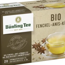 Kräutertee|Bünting Tee Bio Fenchel-Anis-Kümmel20 x 3 g