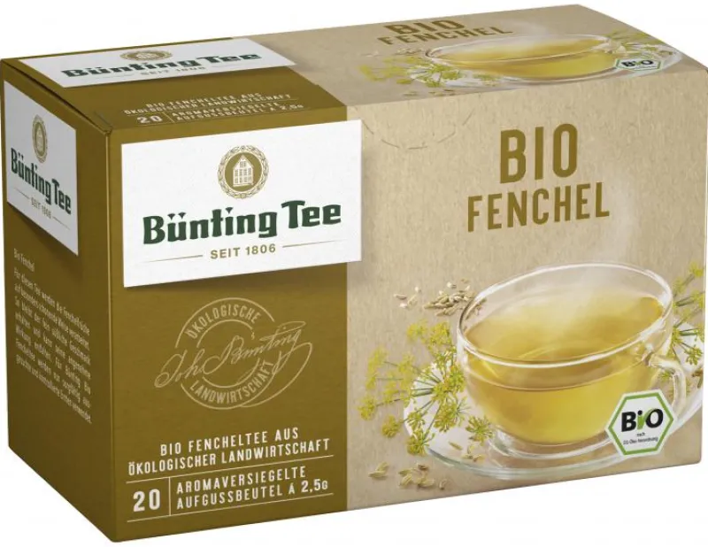 Kräutertee|Bünting Tee Bio-Fenchel20 x 2,50 g