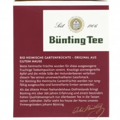 Früchtetee|Bünting Tee Bio Heimische Gartenfrüchte20 x 2,25 g