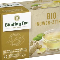 Kräutertee|Bünting Tee Bio Ingwer-Zitrone20 x 2 g