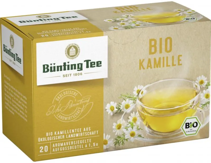Kräutertee|Bünting Tee Bio Kamille20 x 1,50 g