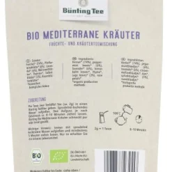 Kräutertee|Bünting Tee Bio Mediterrane Kräuter80 g