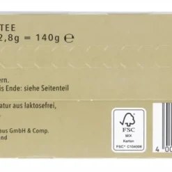 Schwarztee|Echter Ostfriesentee|Bünting Tee Grüngold Kannenbeutel50 x 2,80 g