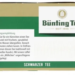 Schwarztee|Echter Ostfriesentee|Bünting Tee Grüngold Kannenbeutel50 x 2,80 g