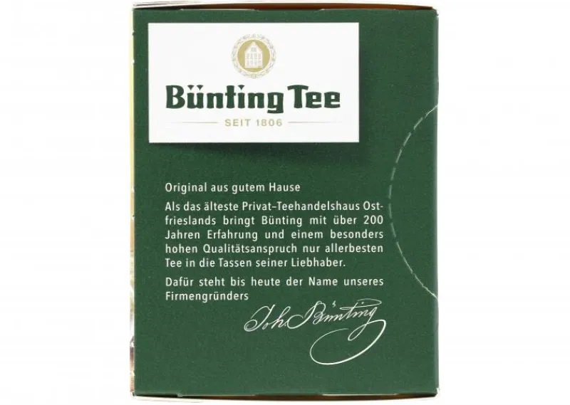 Schwarztee|Bünting Tee Premium Bio Darjeeling20 x 1,75 g