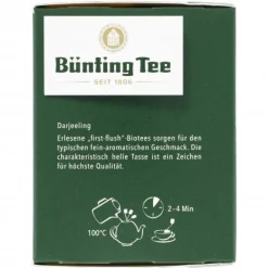 Schwarztee|Bünting Tee Premium Bio Darjeeling20 x 1,75 g