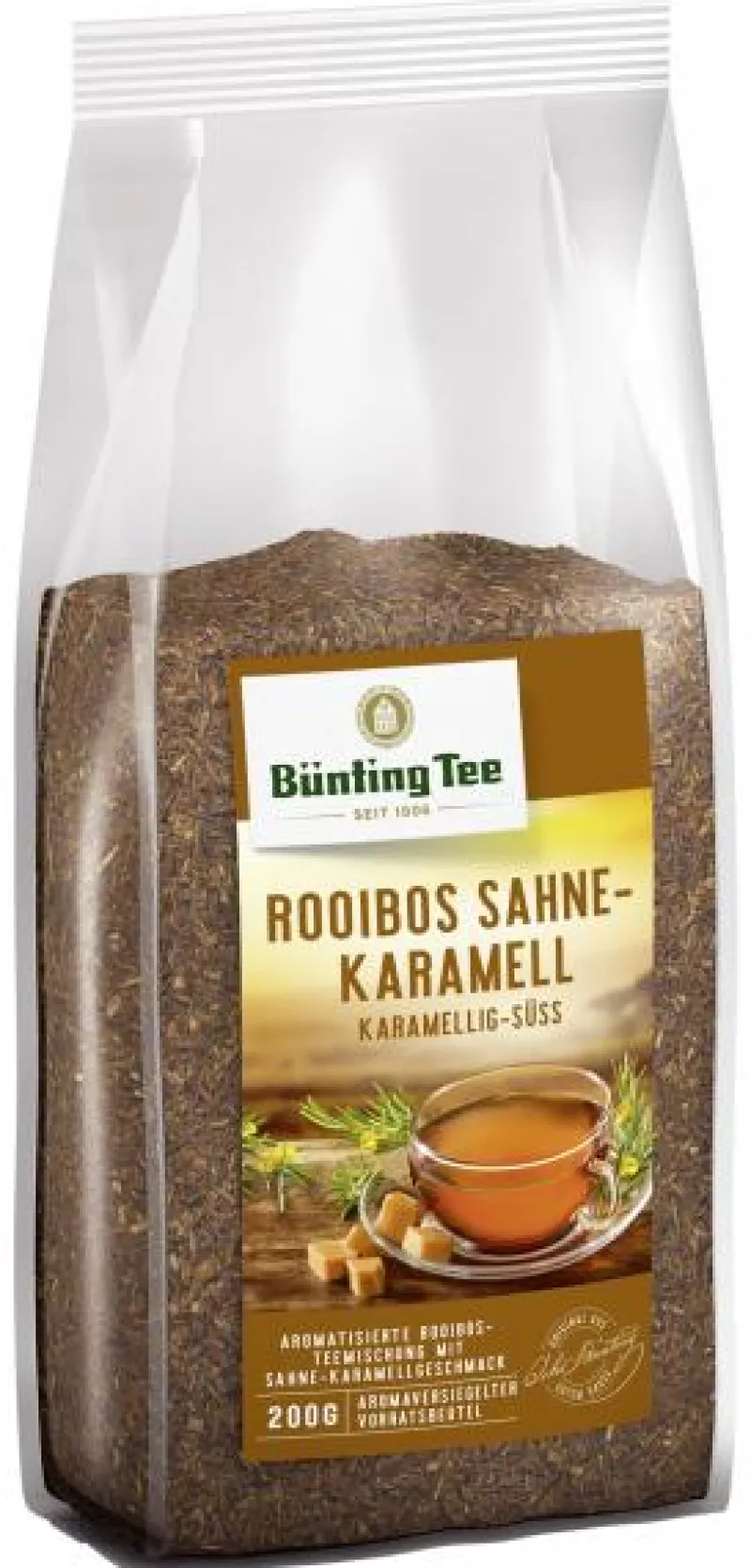 Rooibostee|Bünting Tee Rooibos Sahne-Karamell200 g