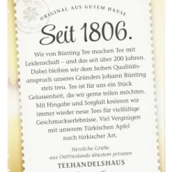 Früchtetee|Bünting Tee Türkischer Apfel20 x 2,75 g