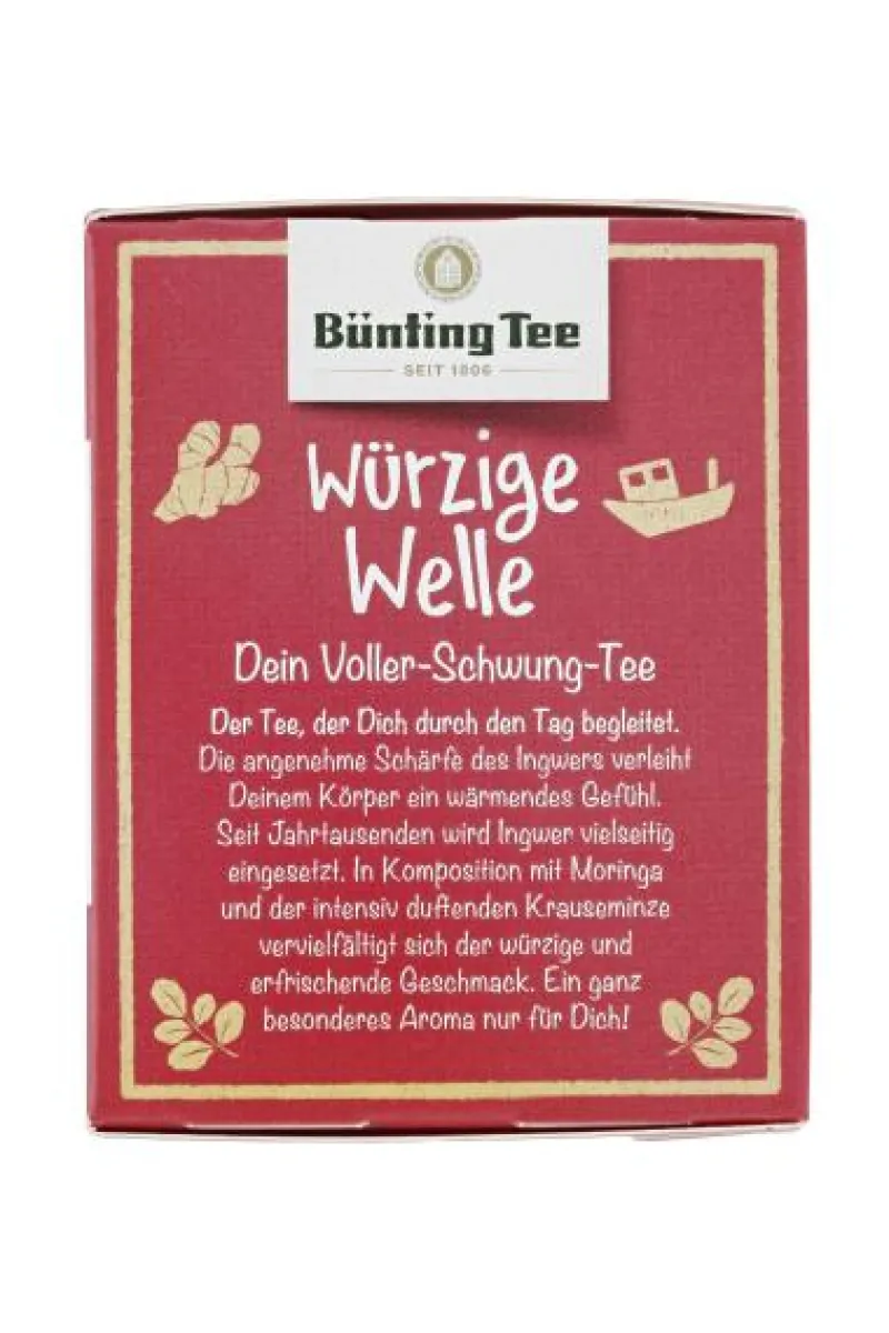 Kräutertee|Bünting Tee Würzige Welle20 x 2,50 g