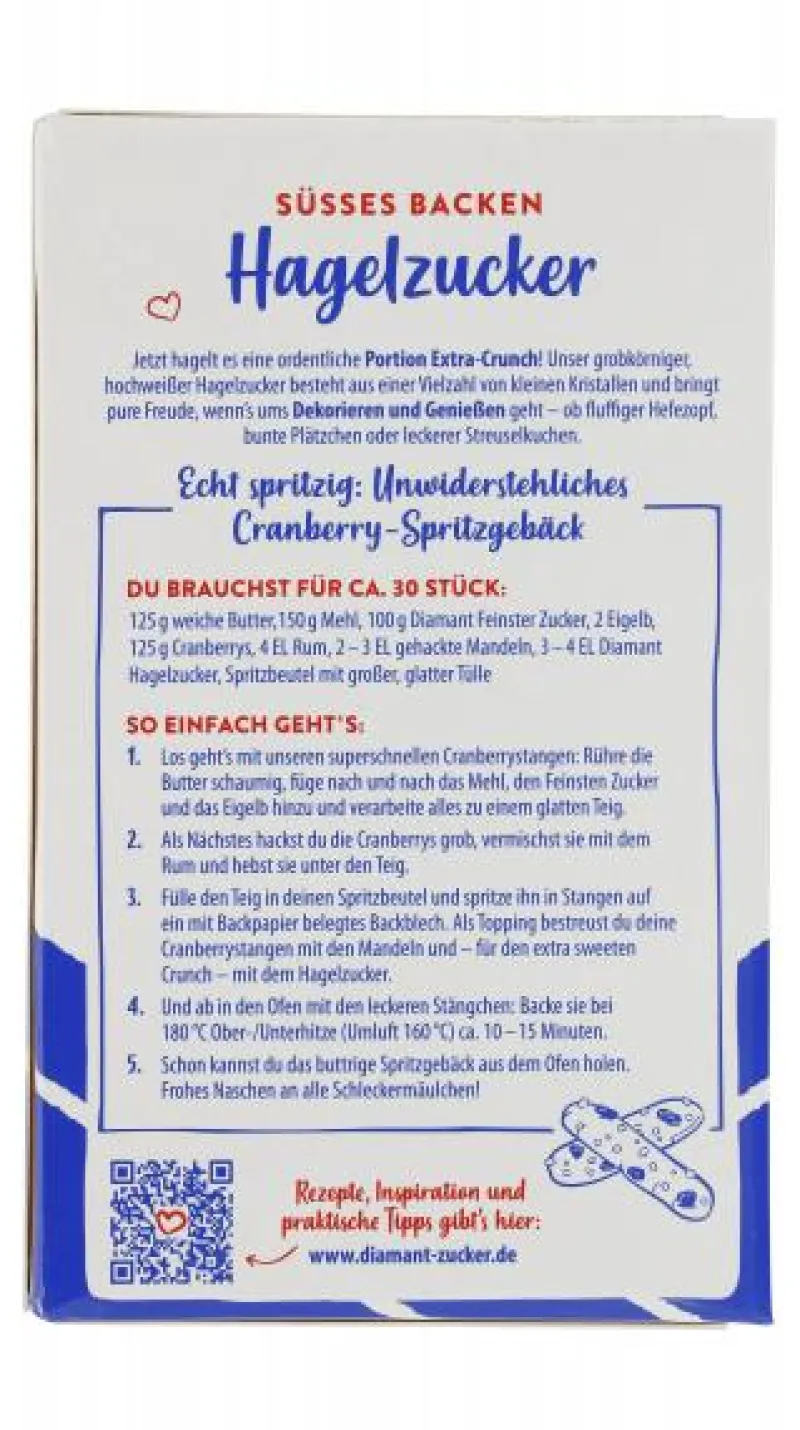 Kandis & Zucker|Bünting Tee Diamant Hagelzucker250 g