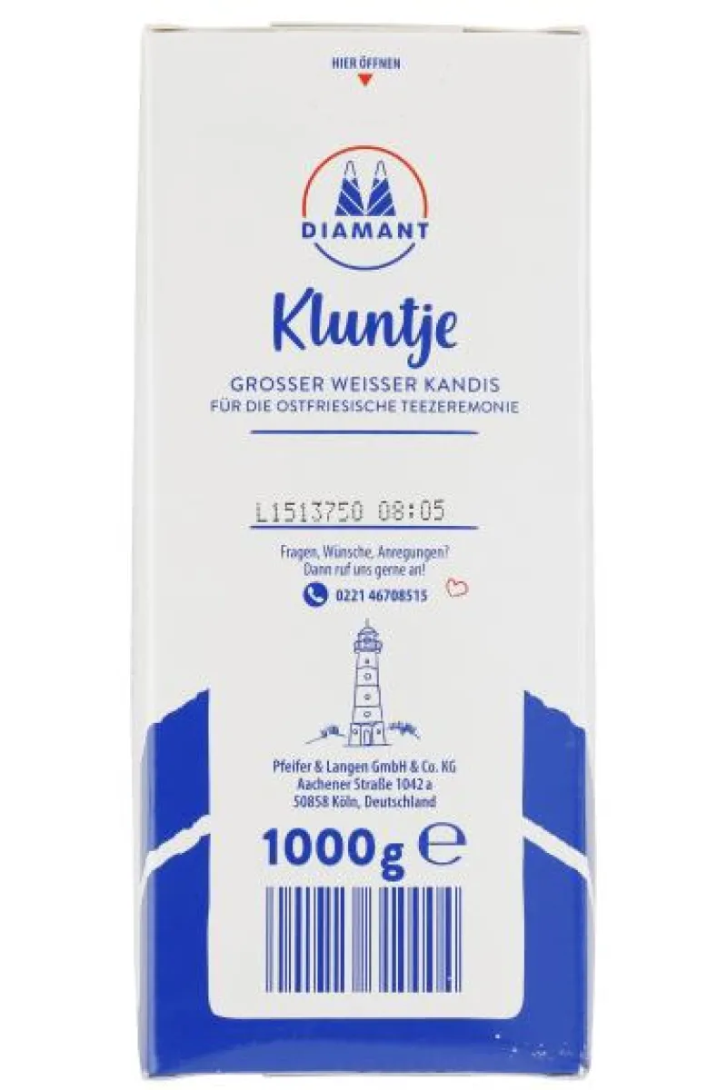 Kandis & Zucker|Bünting Tee Diamant Kluntje Kandis1 kg