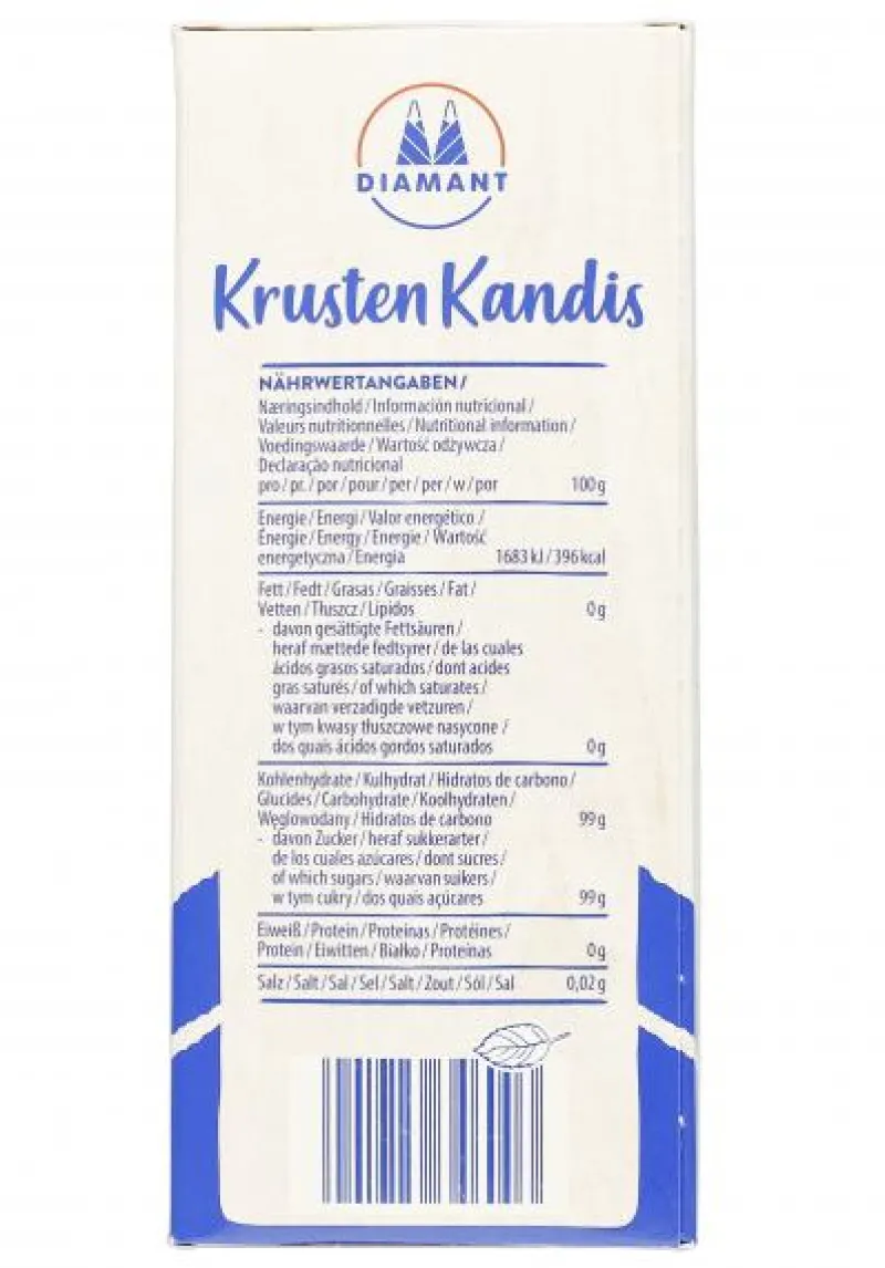 Kandis & Zucker|Bünting Tee Diamant Krustenkandis braun500 g