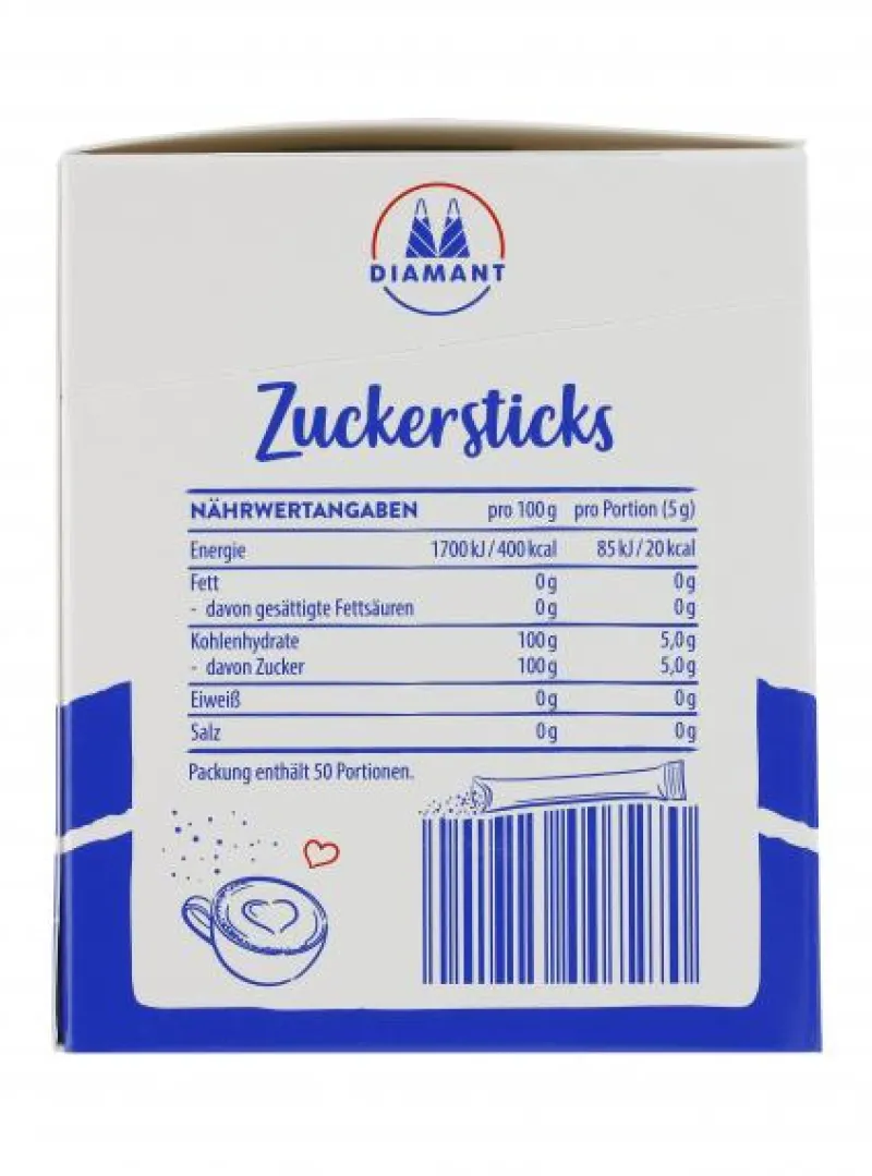 Kandis & Zucker|Bünting Tee Diamant Zuckersticks50 x 5 g