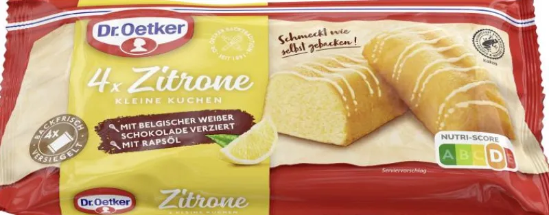 Gebäck & Schokolade|Bünting Tee Dr. Oetker Kleine Zitronenkuchen140 g
