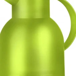 Thermobehälter|Bünting Tee Emsa Samba Isolierkanne Quick Press 1,0 Liter transluzent hellgrün1 St.