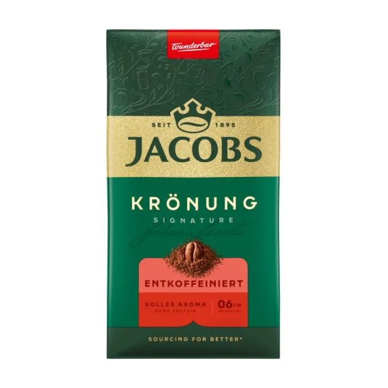 Kaffee|Bünting Tee Jacobs Filterkaffee Krönung Entkoffeiniert500 g
