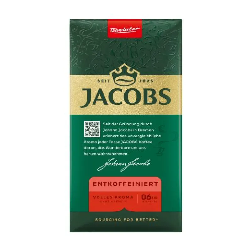 Kaffee|Bünting Tee Jacobs Filterkaffee Krönung Entkoffeiniert500 g