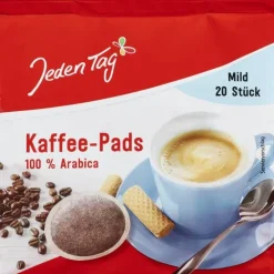 Kaffee|Bünting Tee Jeden Tag Kaffee-Pads mild 20 Pads140 g