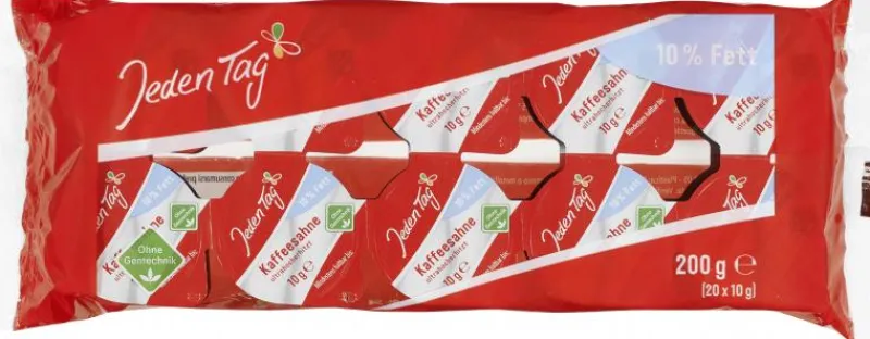 Milch & Sahne|Bünting Tee Jeden Tag Kaffeesahne 10 x 10 g