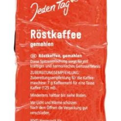 Kaffee|Bünting Tee Jeden Tag Röstkaffee gemahlen kräftiges Aroma500 g