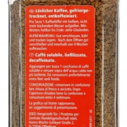 Kaffee|Bünting Tee Jeden Tag Schonkaffee Entkoffeiniert löslicher Bohnenkaffee100 g