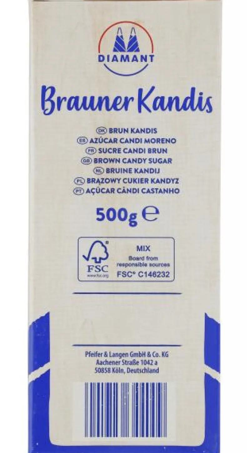 Kandis & Zucker|Bünting Tee Kölner Brauner Kandis500 g