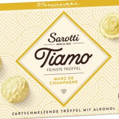 Gebäck & Schokolade|Bünting Tee Sarotti Tiamo Marc de Champagne Trüffel125 g
