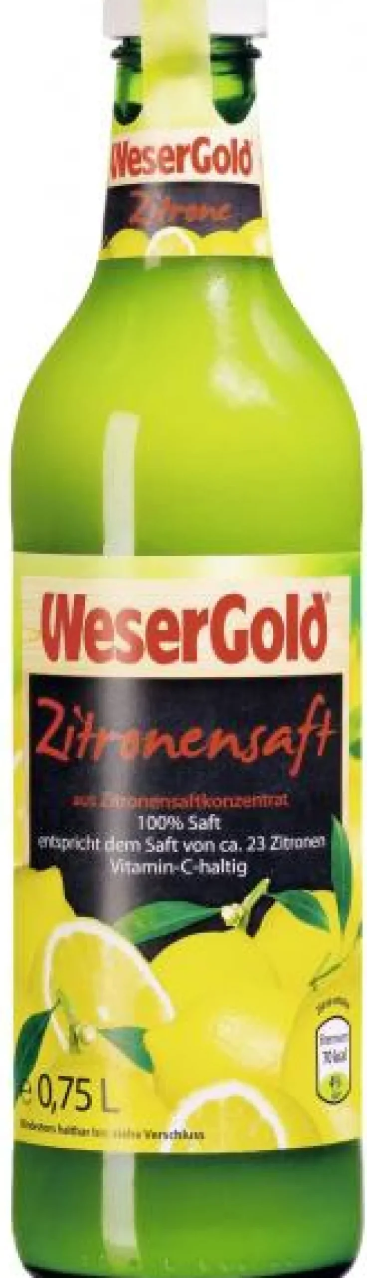 Zitronensaft|Bünting Tee Wesergold Zitronensaft750 ml